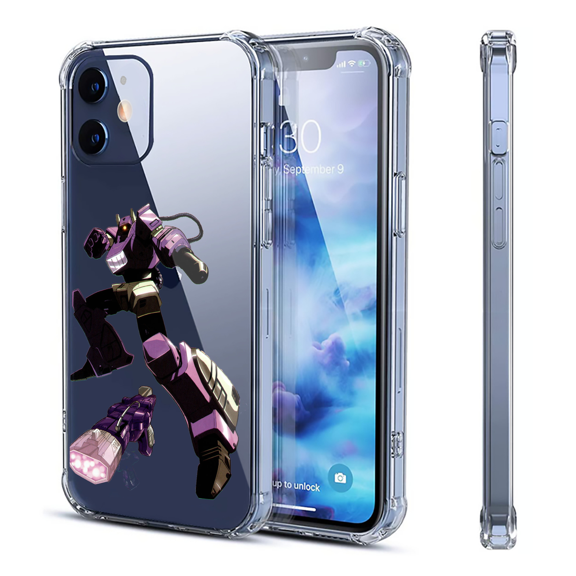 （画像用）  【iPhone 12シリーズ対応】透明スマホケース（クリアソフトケース）